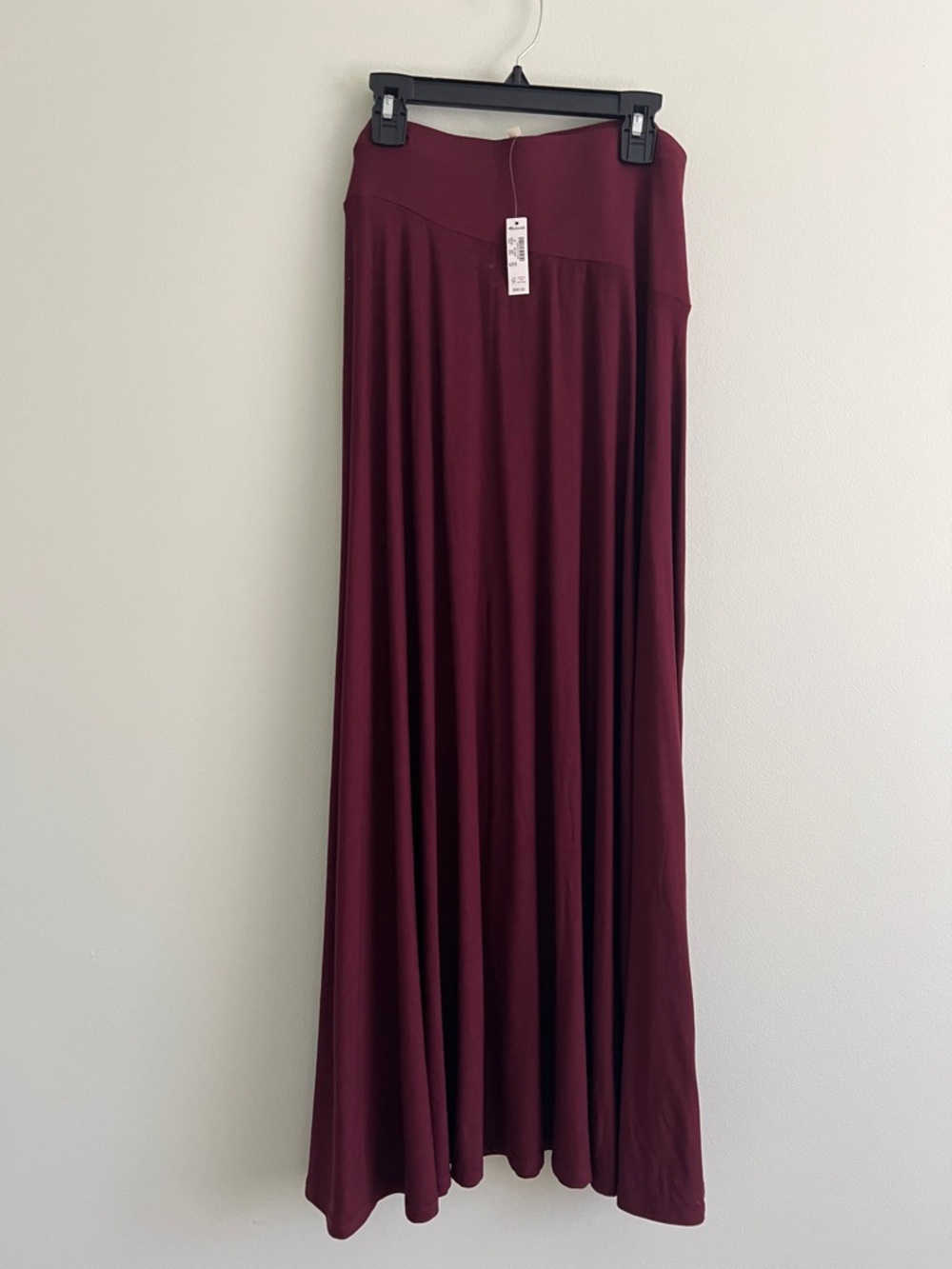 NWT Madewell Jersey Asymmetric-Seam Midi Skirt - Picture 3 of 5
